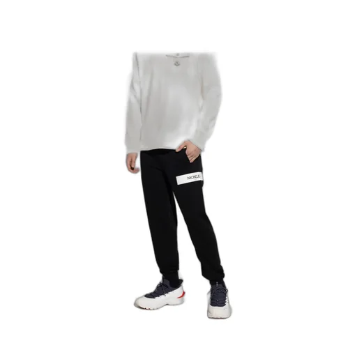 Moncler Logo Printed Drawstring Cuffed Joggers