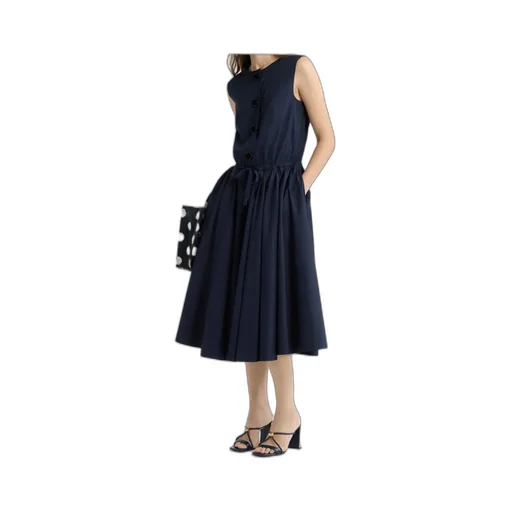 Patou Buttoned Midi Dress