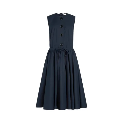 Patou Buttoned Midi Dress