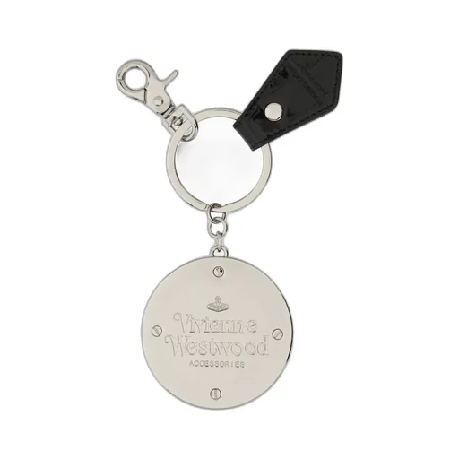 Vivienne Westwood Logo Patch Embossed Keyring