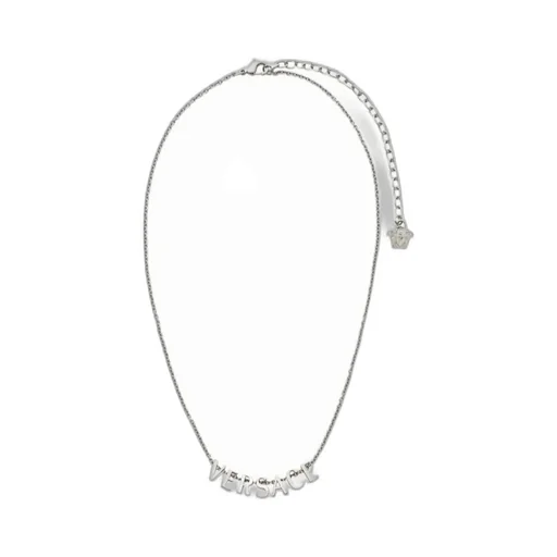 Versace Logo-Lettering Necklace