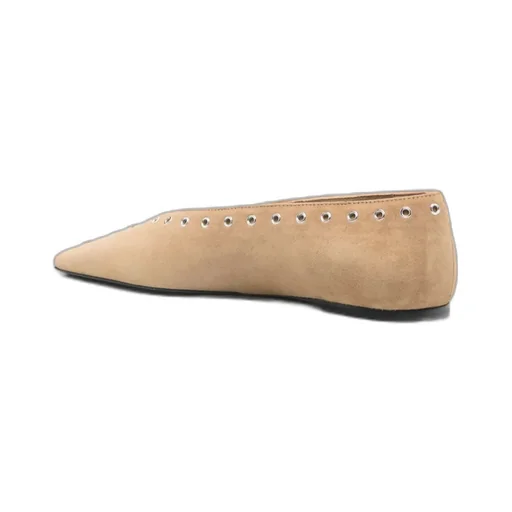 Suede Ballet Flats