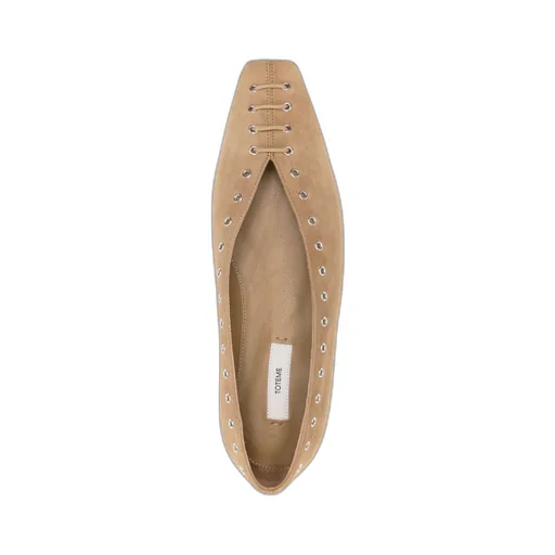 Suede Ballet Flats