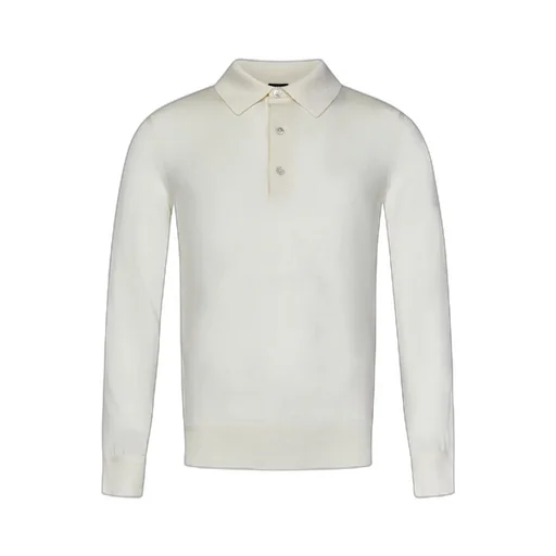 Tom Ford Long-Sleeved Knitted Polo Shirt