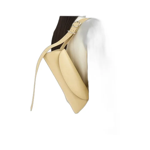 Jil Sander Cannolo Logo Stamped Small Shoulder Bag