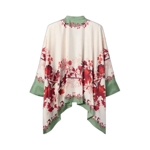 La Doublej Floral Print Kimono Top