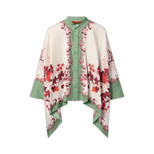 La Doublej Floral Print Kimono Top