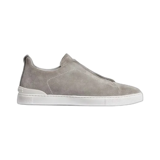 Slip-On Suede Trainers
