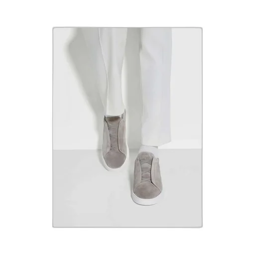 Slip-On Suede Trainers