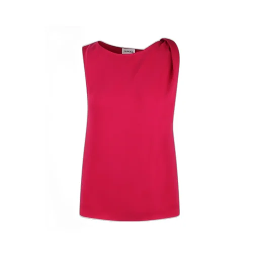 Jersey Top With Draped Detail