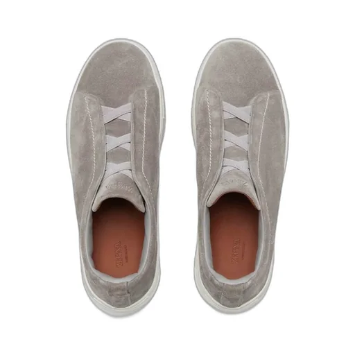Slip-On Suede Trainers