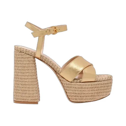 Gianvito Rossi Platform Woven Sandals
