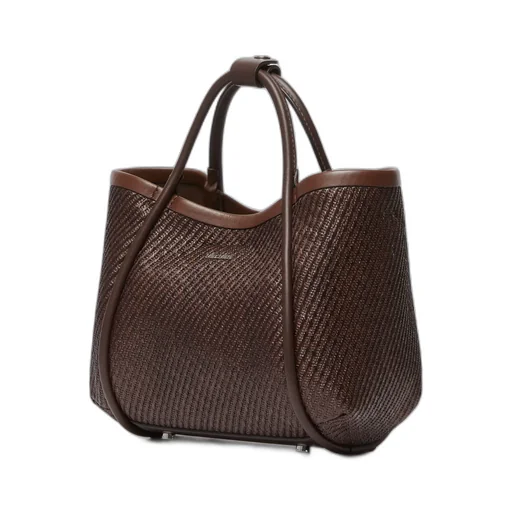 Max Mara Logo Plaque Top Handle Bag