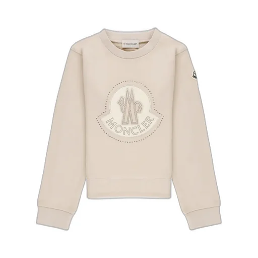 Moncler Enfant Logo Patch Crewneck Sweatshirt