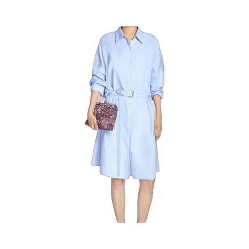 Dries Van Noten Belted Shirt Dress