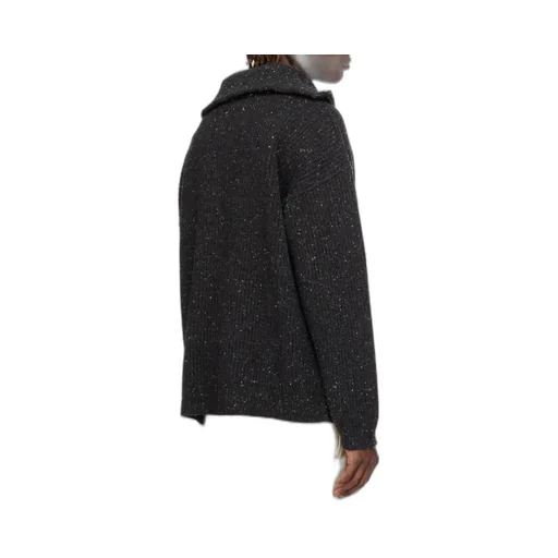 Shetland Wool Zip Sweatshirt