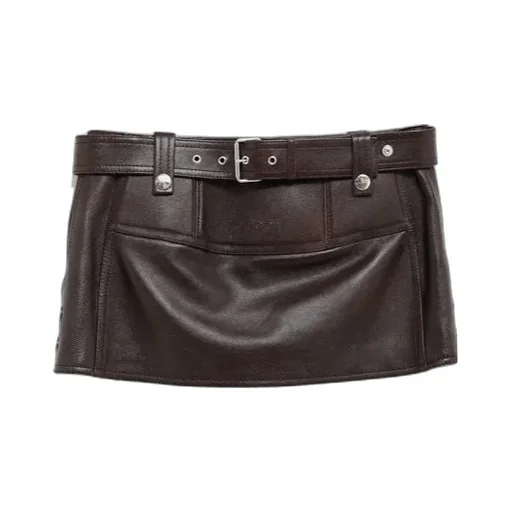 Leather Mini Skirt
