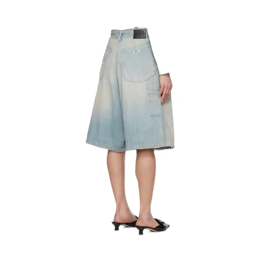 Belt Loop Denim Shorts