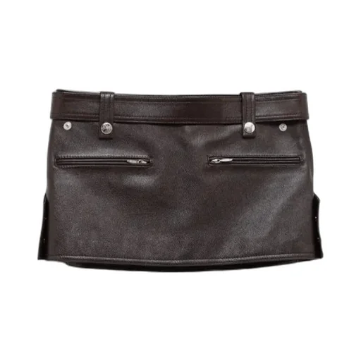 Leather Mini Skirt