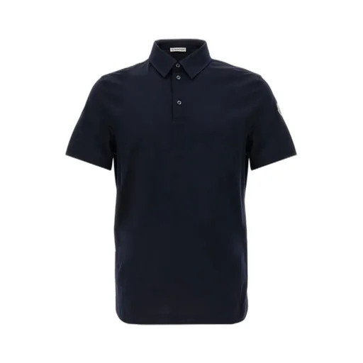 Moncler Logo Patch Short Sleeved Polo Shirt