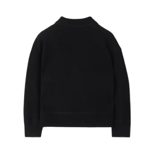 Check Label Wool Cardigan