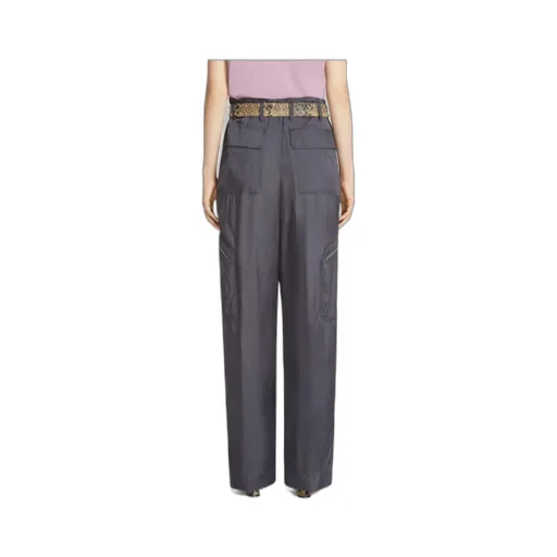 Dries Van Noten Button Detailed Straight Leg Pants