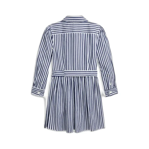 Striped Cotton Shirt Dress