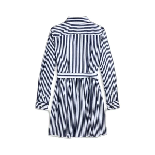 Striped Cotton Shirt Dress