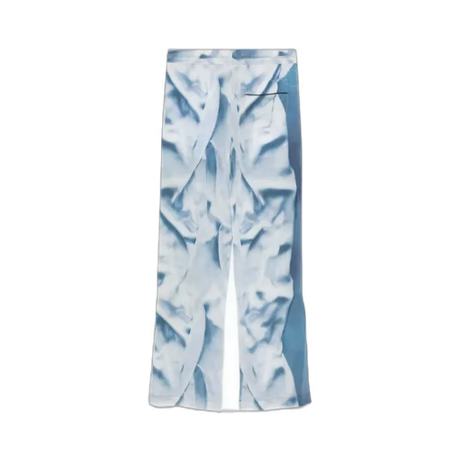 Victoria Beckham Flower Printed Satin Pyjama Trousers