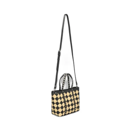 Valentino Garavani Rockstud All-Over Patterned Shoulder Bag