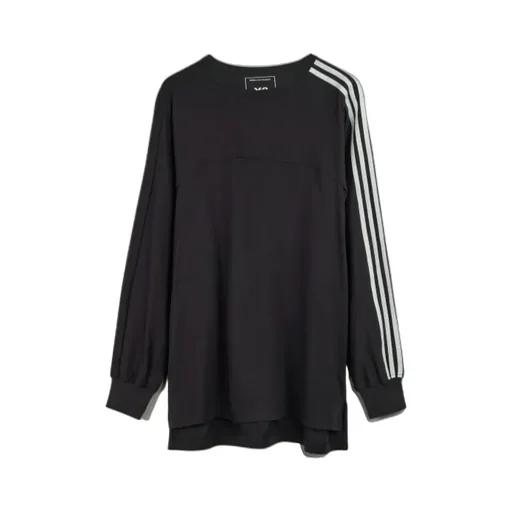 Y-3 3-Stripes Crewneck Long-Sleeved T-Shirt