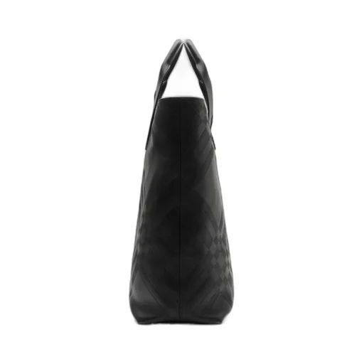 Embossed Check Tote