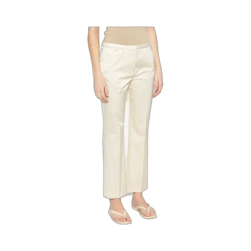 TotÊMe Pressed Crease Cropped Trousers