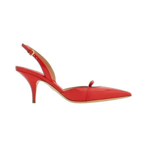 Ferragamo Bow Detailed Pointed-Toe Slingback Pumps