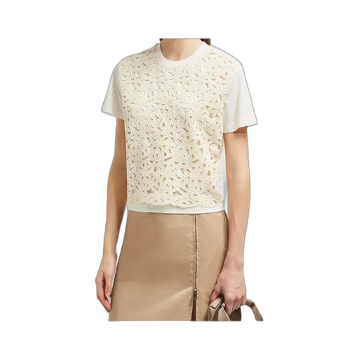 Moncler Macramé Crewneck T-Shirt