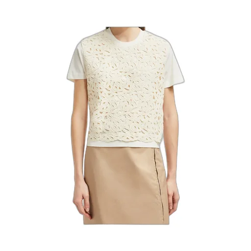 Moncler Macramé Crewneck T-Shirt