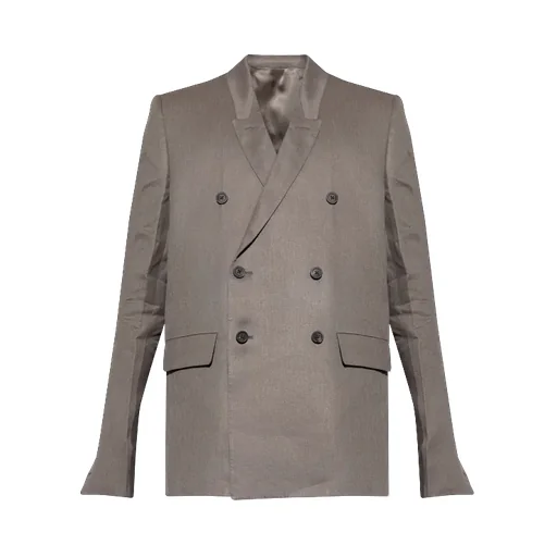 Rick Owens Double Breasted Tailored Blazer