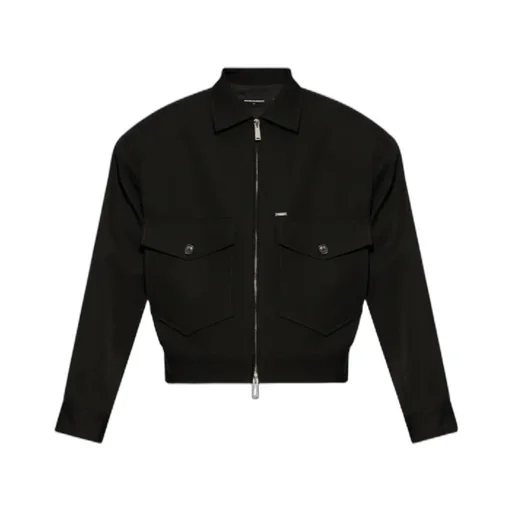 Dsquared2 Zip-Up Cropped Jacket