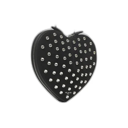 Alaa Le Coeur Curved Studded Crossbody Bag