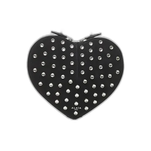Alaa Le Coeur Curved Studded Crossbody Bag