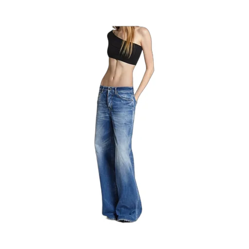 Dsquared2 Wide-Leg Distressed Jeans
