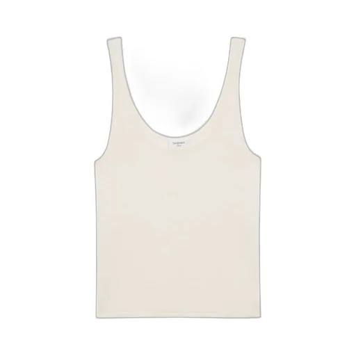 Tank Top In Cashmere, Wool, And Silk