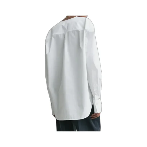 TotÊMe Box-Pleat Detailed V-Neck Blouse