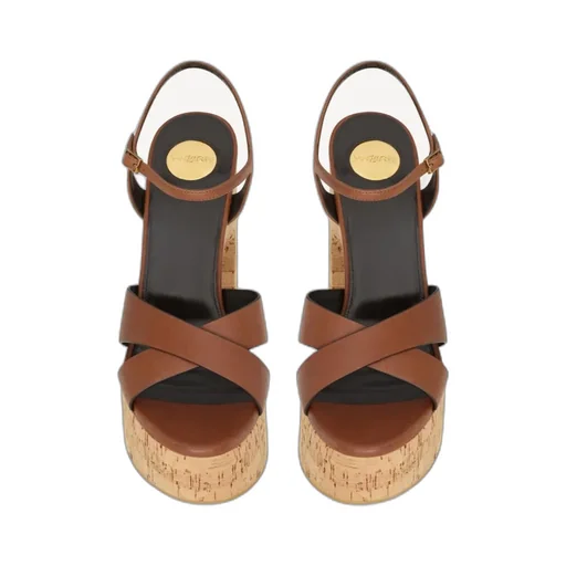 Saint Laurent Bianca Platform Sandals
