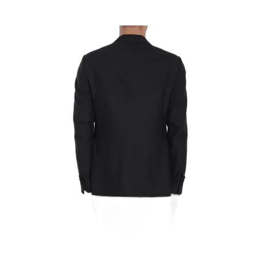 Single-Breasted Silk Blazer