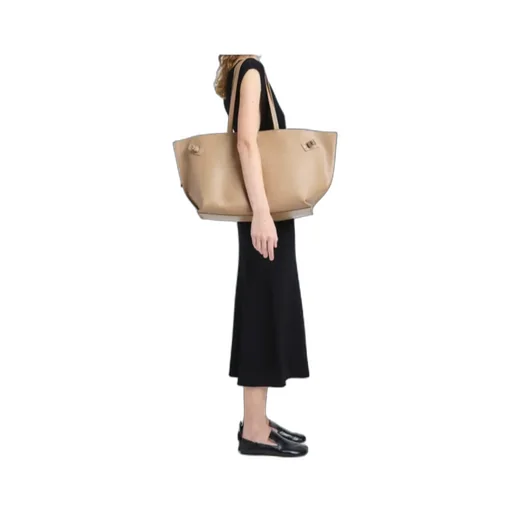 Days Carryall Buckle-Detail Calfskin Tote Bag