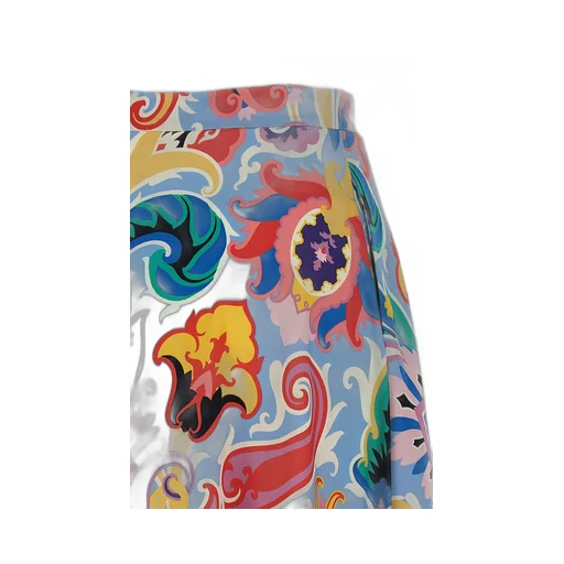 Etro Flared Hem Paisley Skirt