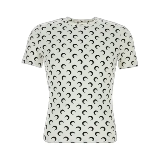 Marine Serre Crescent Print Crewneck T-Shirt