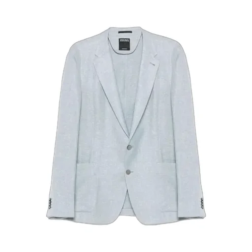 Slub-Texture Blazer