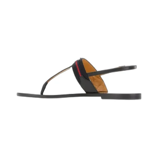 Interlocking G Web Flat Sandal